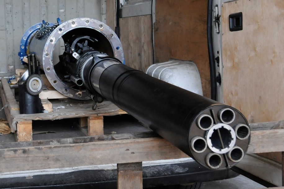 AK-630 to zautomatyzowane sześciolufowe szybkostrzelne działko kalibru 30 mm. produkcji sowieckiej i rosyjskiej. /ABW /PAP