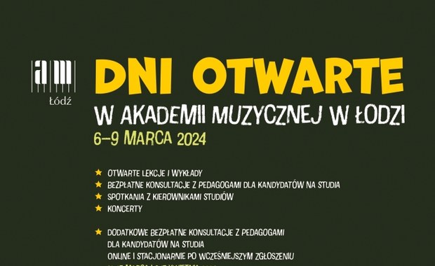 Akademia Muzyczna w Łodzi otwiera podwoje