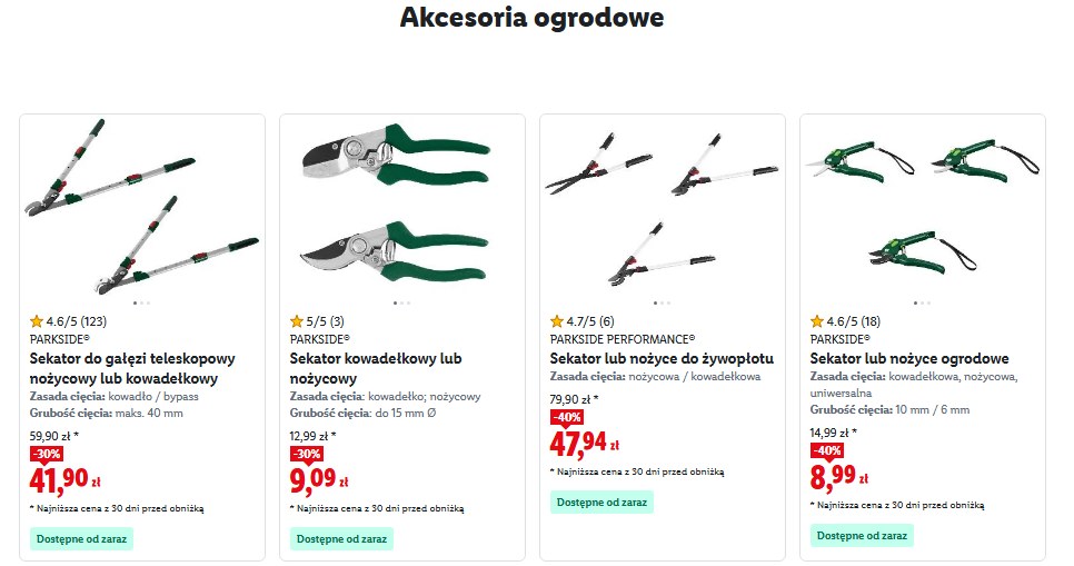 Akcesoria ogrodowe /lidl.pl /INTERIA.PL