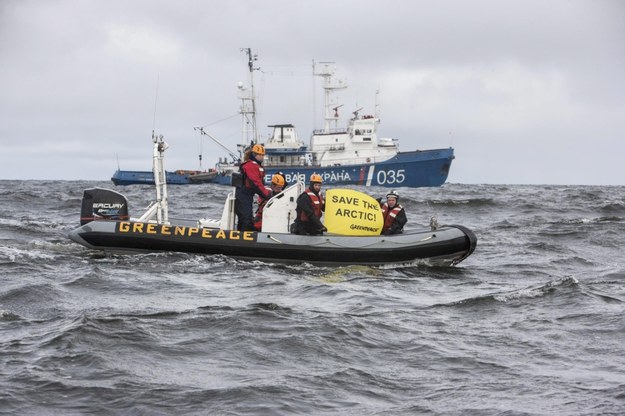Akcja aktywistów Greenpeace /Will Rose/Greenpeace/Handout /PAP/EPA