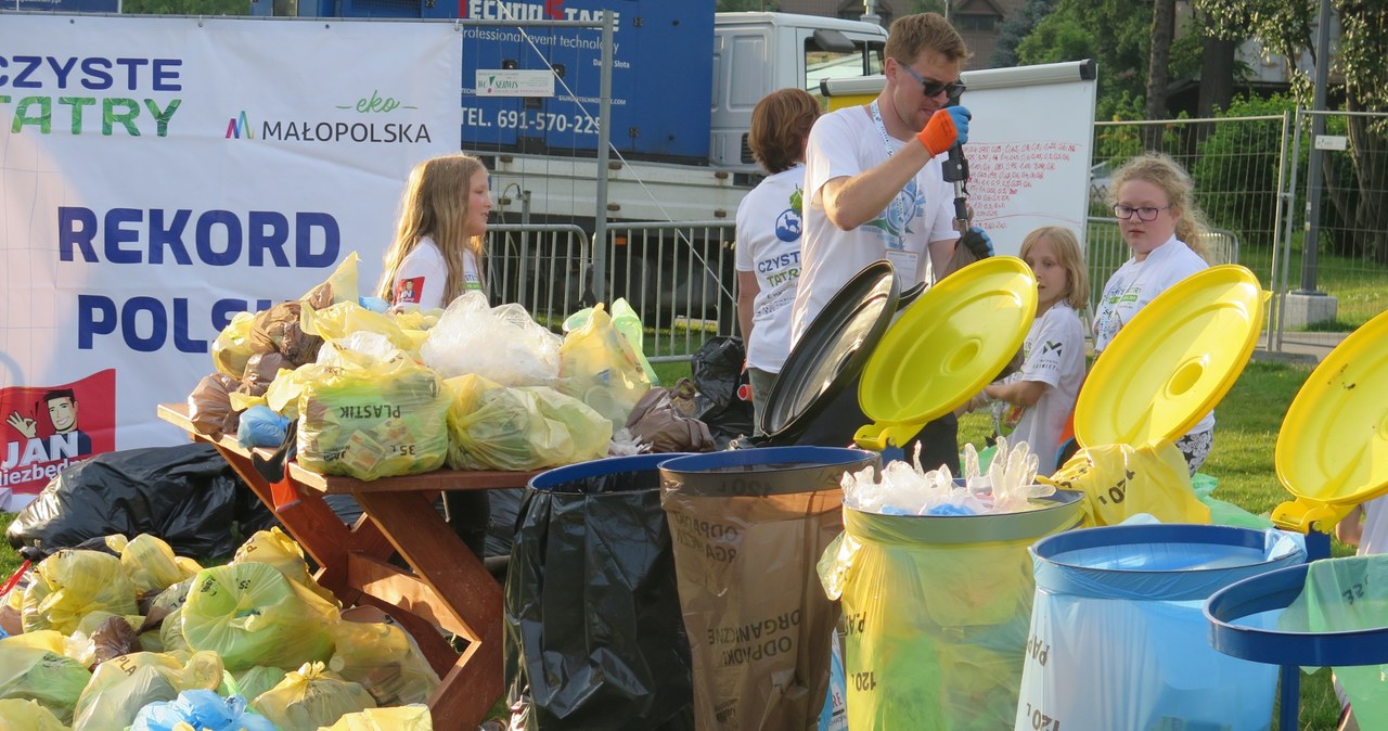 Akcja Czyste Tatry. Wolontariusze zebrali 586 kg śmieci