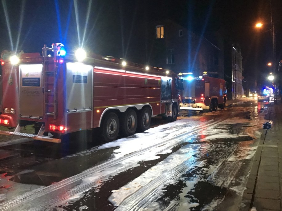 Akcja gaśnicza może potrwać kilka godzin /Michał Dobrołowicz /RMF FM