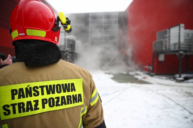 Akcja gaśnicza pożaru archiwum Urzędu Miasta w Krakowie /	Łukasz Gągulski /PAP