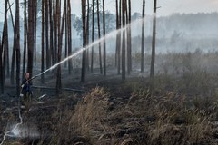 Akcja gaśnicza w Lisowicach