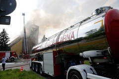 Akcja gaśnicza w Sosnowcu