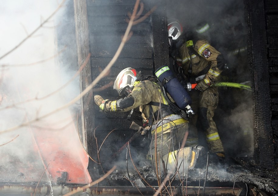 Akcja gaśnicza w Zakopanem /Grzegorz Momot /PAP