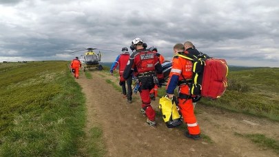 Akcja GOPR-u w kamieniołomie w Bieszczadach. Ratownicy ruszyli z pomocą tacie z dwójką dzieci