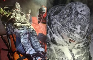 Akcja GOPR w Karkonoszach. W góry poszli w dresie. Jest nagranie z akcji ratunkowej