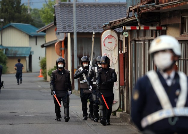 Akcja japońskiej policji /JIJI PRESS /PAP/EPA