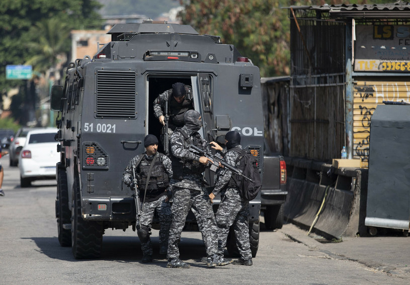 Akcja policji w faweli Rio de Janeiro /AP/Associated Press /East News