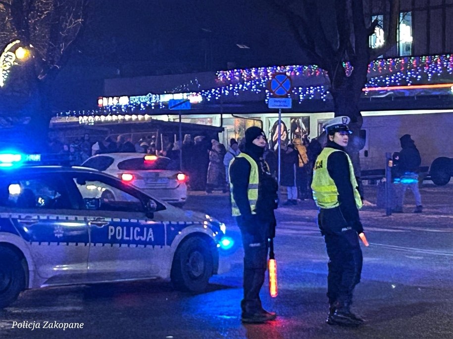 Akcja policyjna "Sylwester 2024" w Zakopanem. /Policja Zakopane /