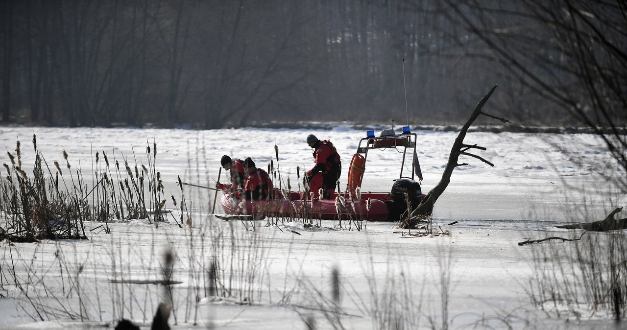 Akcja poszukiwawcza nad Narwią w Pułtusku