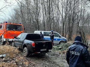 Akcja poszukiwawcza w kompleksie leśnym /KPP Jasło /Policja