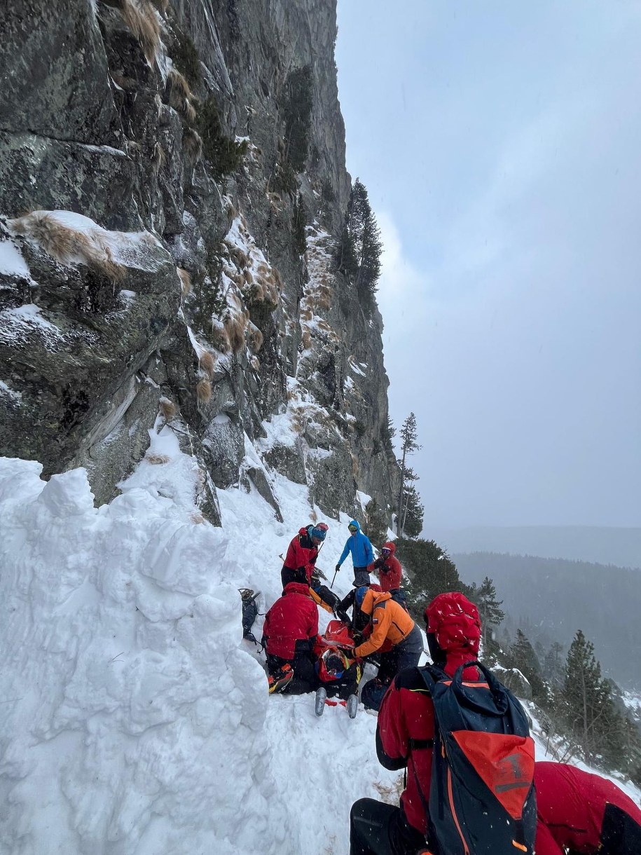 Akcja ratunkowa 60-letniego Polaka w słowackich Tatrach / Horska Zachranna Sluzba /