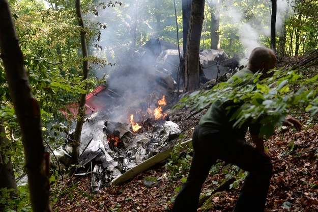 Akcja ratunkowa była prowadzona w trudnych warunkach, w górach /RADOVAN STOKLASA /PAP/EPA