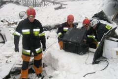 Akcja ratunkowa na terenie hali MTK