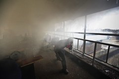 Akcja ratunkowa po pożarze lotniska w Kenii