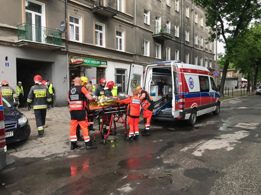 Akcja ratunkowa przy ulicy Lubartowskiej w Lublinie /Krzysztof Kot /RMF FM