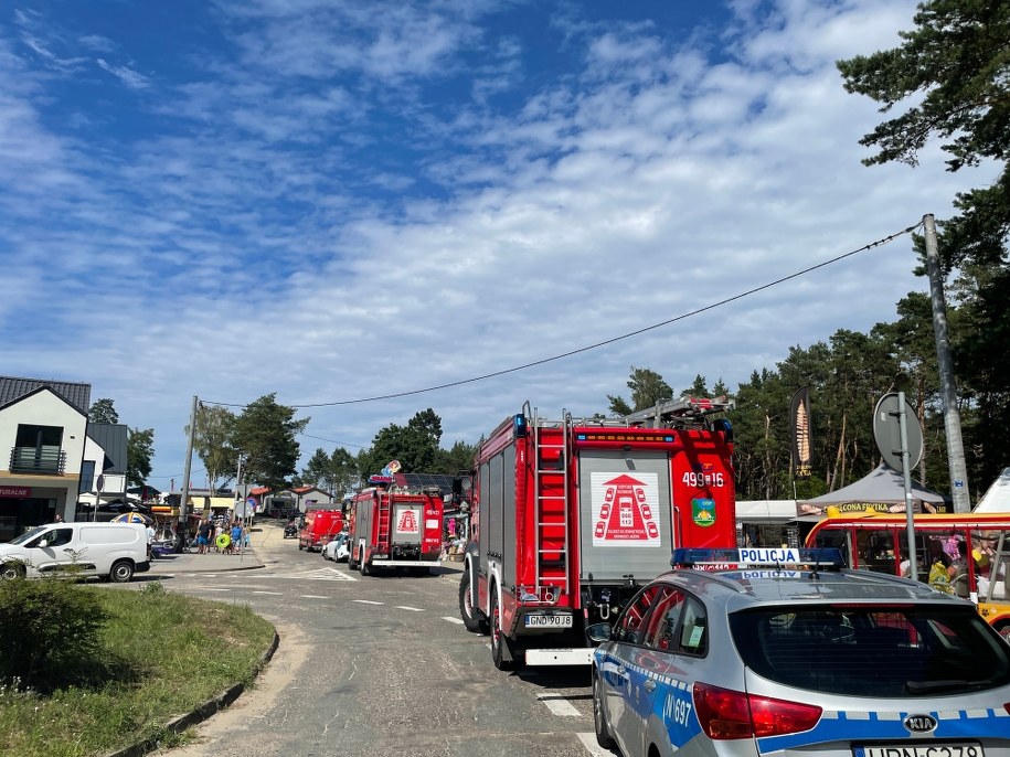 Akcja ratunkowa w Jantarze /Stanisław Pawłowski /RMF FM