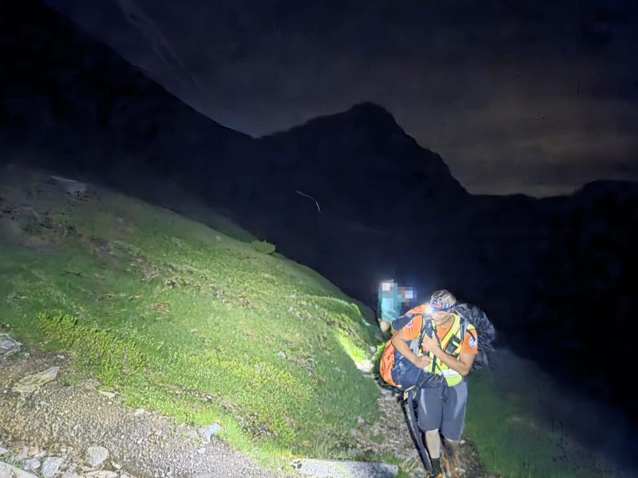 Akcja słowackich ratowników, którzy pomogli Polakom /Horska Zachranna Służba /