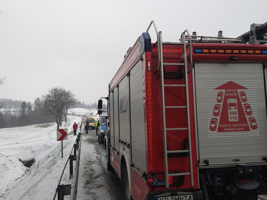 Akcja służb na zakopiance /Jarosław Jastrzębski /