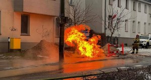 Akcja służb w Szczecinie. Zapłon ulatniającego się gazu