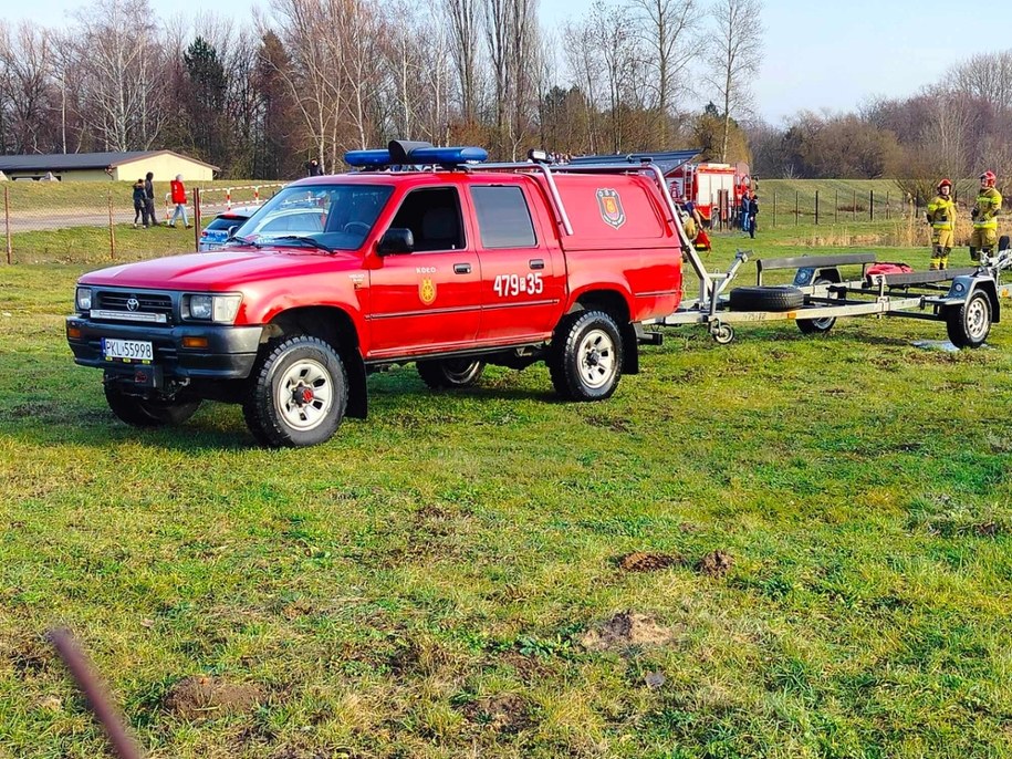 Akcja strażaków w Kole /OSP Koło nad Wartą (Facebook) /