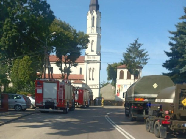 Akcja w Goworowie /Policja w Ostrołęce /Policja