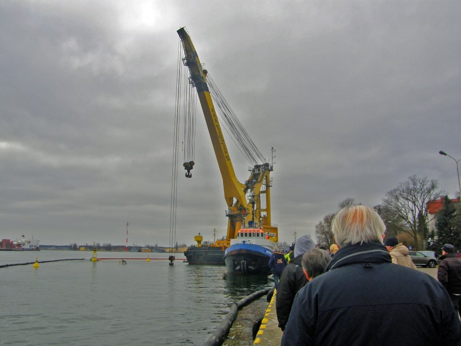 Akcja wyciągania holownika /Aneta Łuczkowska /RMF FM