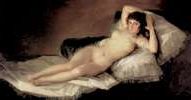 Akt: Francisco Goya, Naga Maja, 1796-98 r. /Encyklopedia Internautica