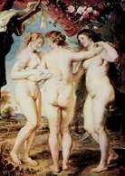 Akt: Rubens, Trzy Gracje, 1639 r. /Encyklopedia Internautica