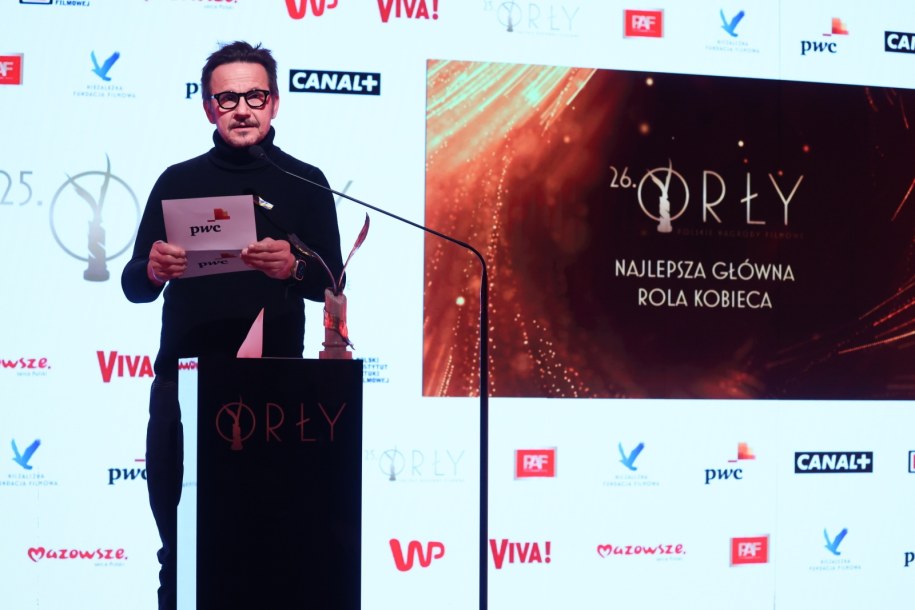 Aktor Bartłomiej Topa podczas ogłoszenia nominacj /Leszek Szymański /PAP