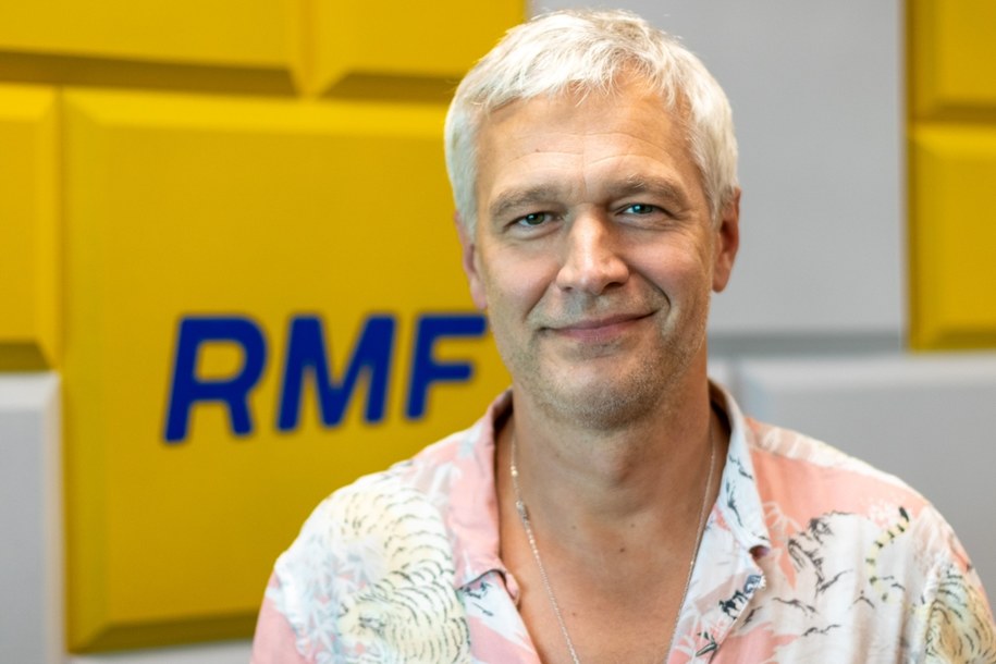 Aktor Michał Żebrowski w studio RMF FM /Jakub Rutka /RMF FM