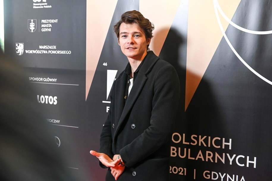 Aktor Tomasz Ziętek podczas konferencji prasowej twórców filmu "Hiacynt" /Jan Dzban /PAP