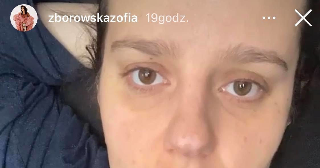 Aktorka zwraca uwagę na ważny problem /screen z instastory Zofii Zborowskiej /Instagram