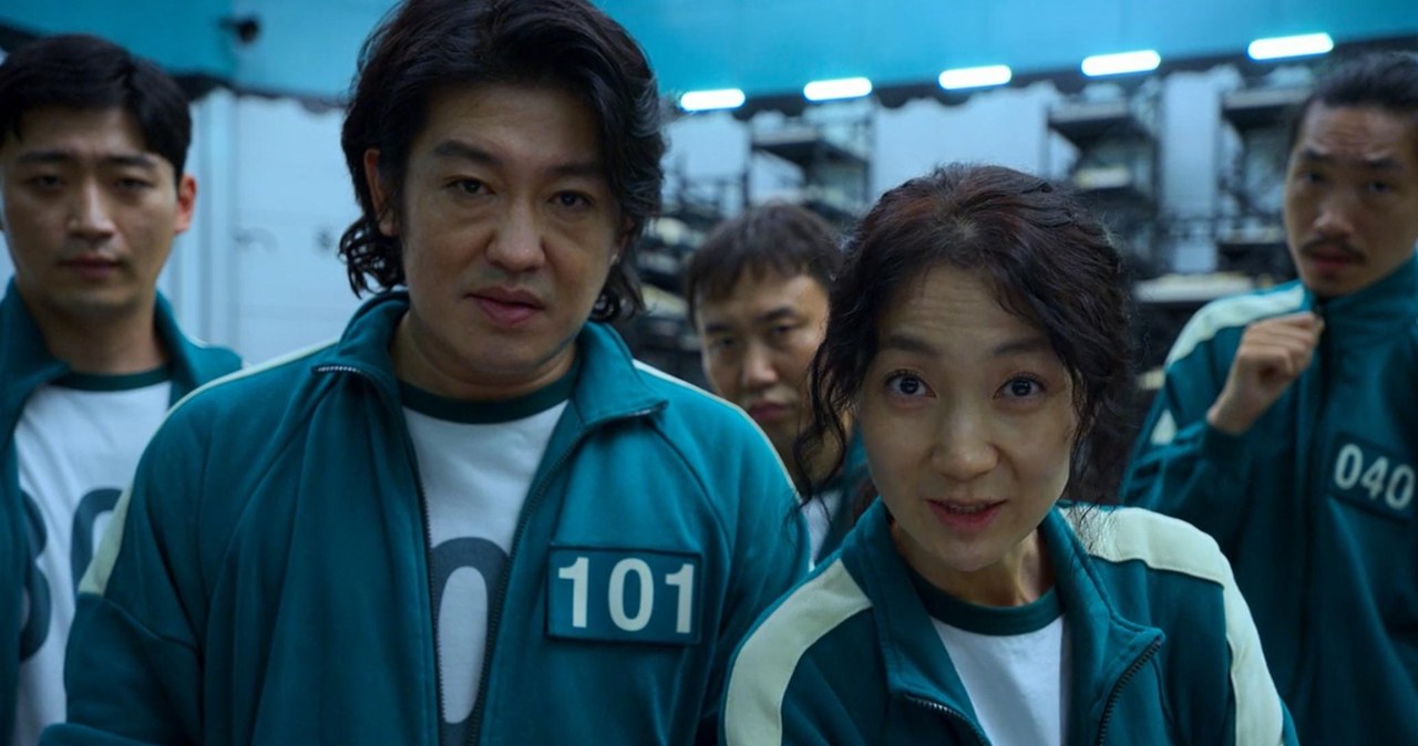 Aktorzy Kim Joo-ryoung i Heo Sung-tae w "Squid Game" /Netflix /materiały prasowe