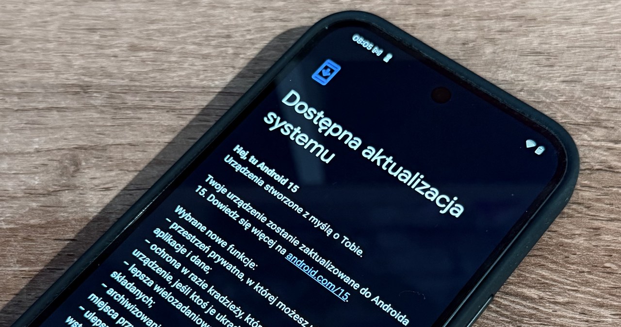 Aktualizacja do systemu Android 15 dostępna dla smartfonów Google Pixel. /Dawid Długosz /INTERIA.PL