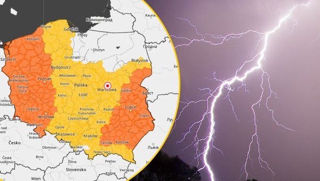 Aktualna prognoza pogody. IMGW ostrzega przed burzami i upałem /Maxim4e4ek/meteo.imgw.pl /Shutterstock