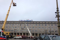 Aktywiści Greenpeace protestują na budynku resortu gospodarki