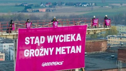 Aktywiści Greenpeace wtargnęli na teren kopalni Szczygłowice. Akcja służb 