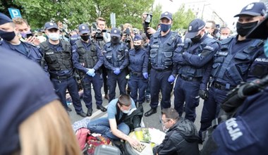 Aktywiści proekologiczni urządzili protest w centrum Warszawy