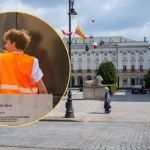 Aktywiści wtargnęli na teren Pałacu Prezydenckiego. Interweniowały służby