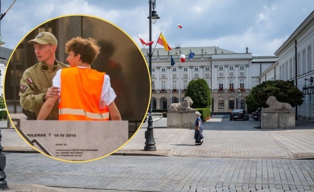 Aktywiści wtargnęli na teren Pałacu Prezydenckiego. Interweniowały służby