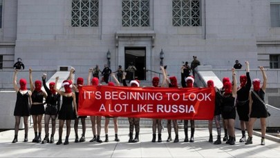 Aktywistka z antyputinowskiej grupy zatrzymana w Polsce