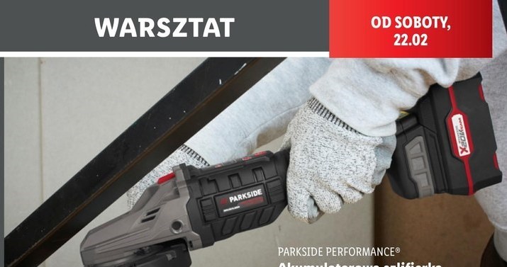 Akumulatorowa szlifierka kątowa Parkside Performance 20V /Lidl /INTERIA.PL