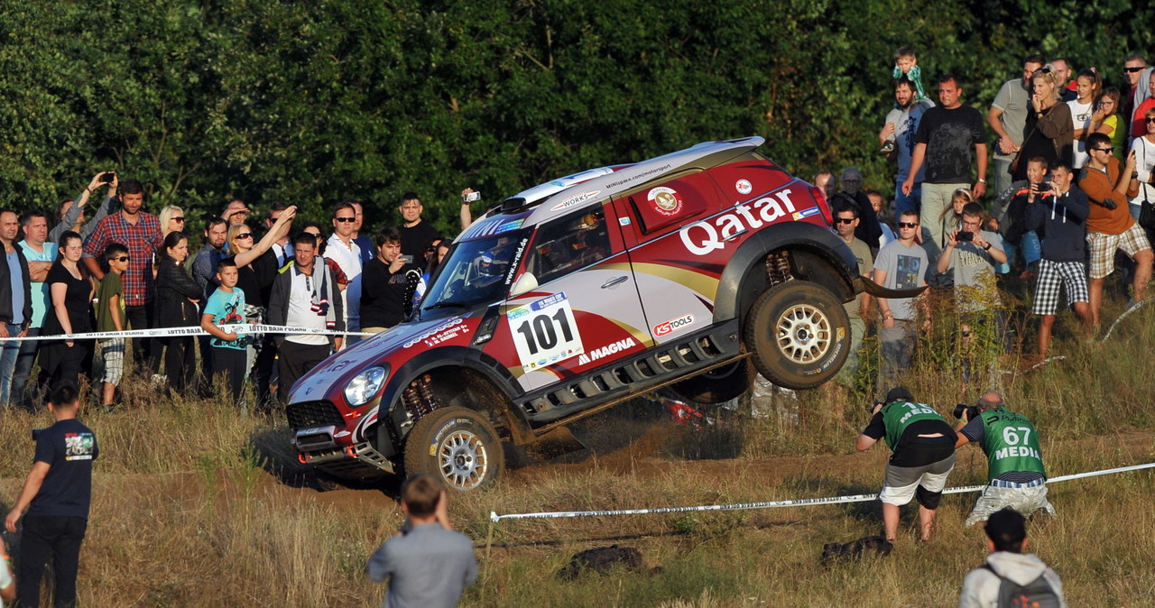 Al-Attiya Nasser  jechał bardzo szybko /Marcin Bielecki /PAP