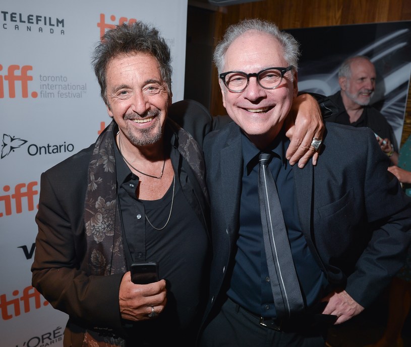 Al Pacino i Barry Levinson /George Pimentel / Contributor /Getty Images