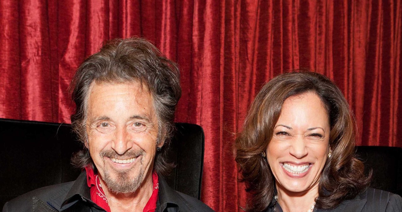 Al Pacino i Kamala Harris w 2012 roku /Patrick McMullan / Contributor /Getty Images