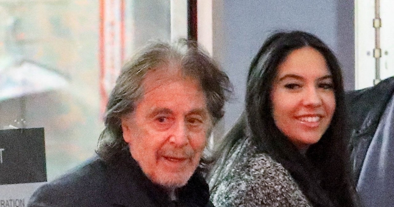 Al Pacino i Noor Alfallah /The Hollywood JR / BACKGRID / Backgrid USA / Forum /Agencja FORUM