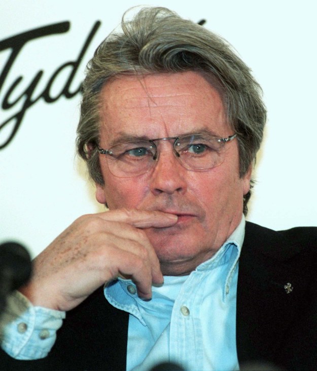 Alain Delon na zdj. z 1999 r. /Przemek Wierzchowski /PAP